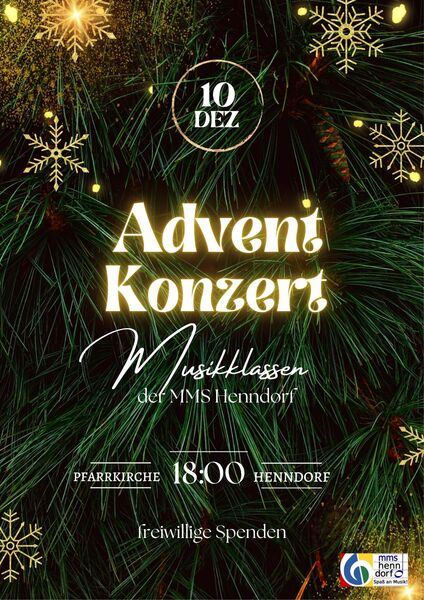 adventkonzert plakat